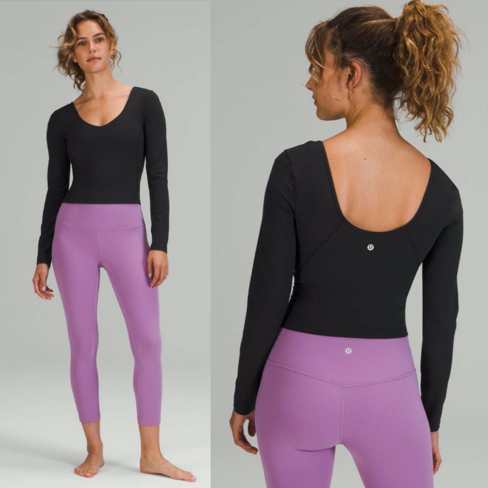 lululemon athletica Black Long Sleeve Top